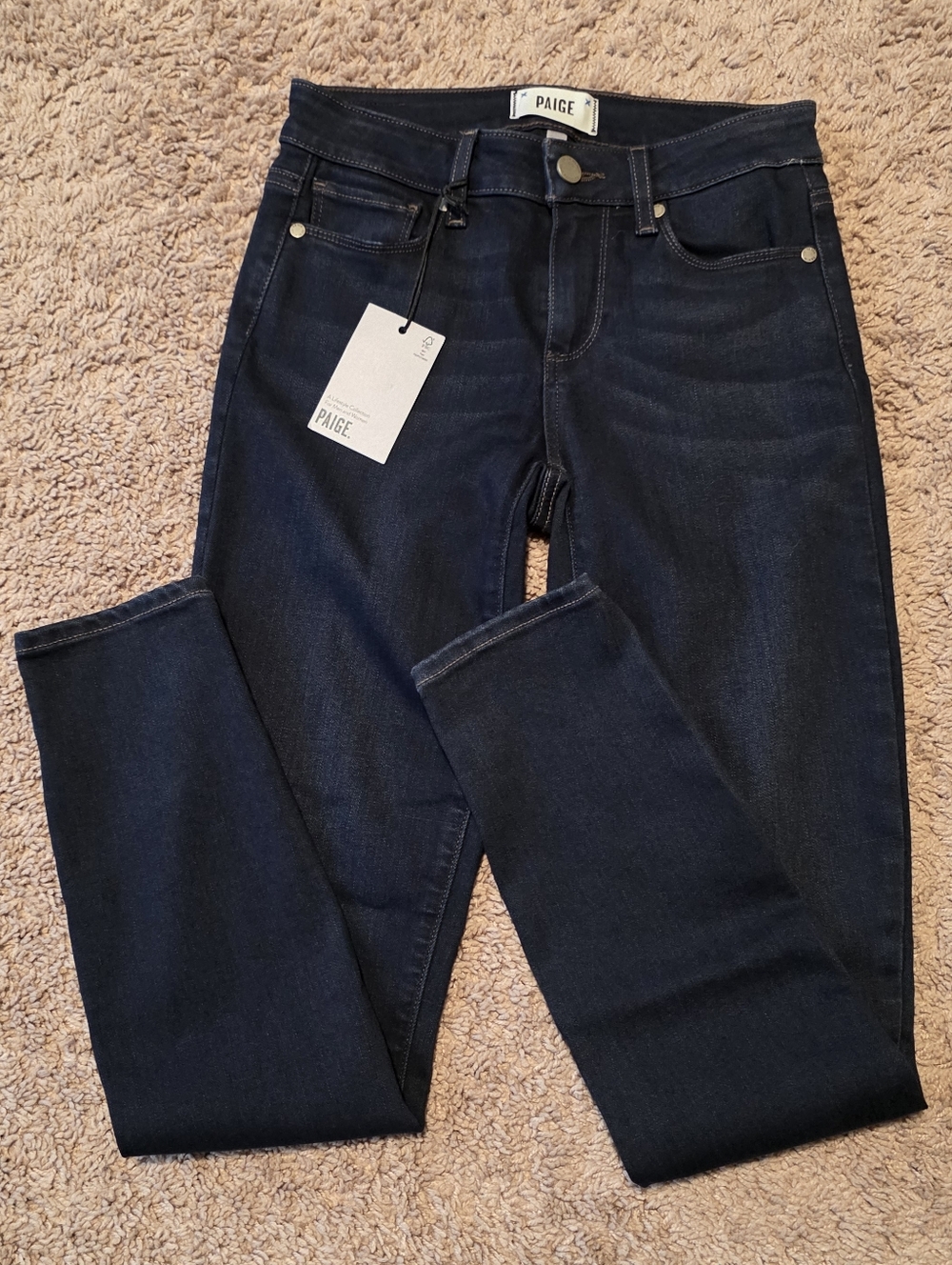 PAIGE Women's Verdugo Ankle  Skinny Jeans in Color Binx Size 25 NWT $229 MSRP